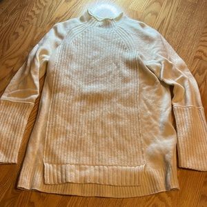 J Crew mock neck tunic sweater GUC size M